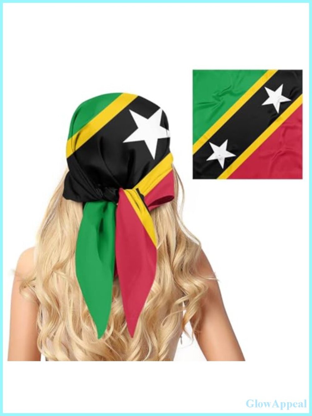 Women's Silk Like Satin Square Fashion Scarf Headscarf Bandana